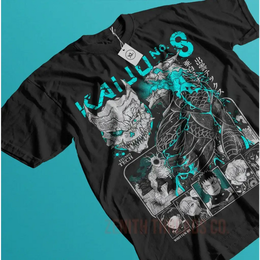Kaiju Black / s | T-shirt | Anime Streetwear & Dark Fits