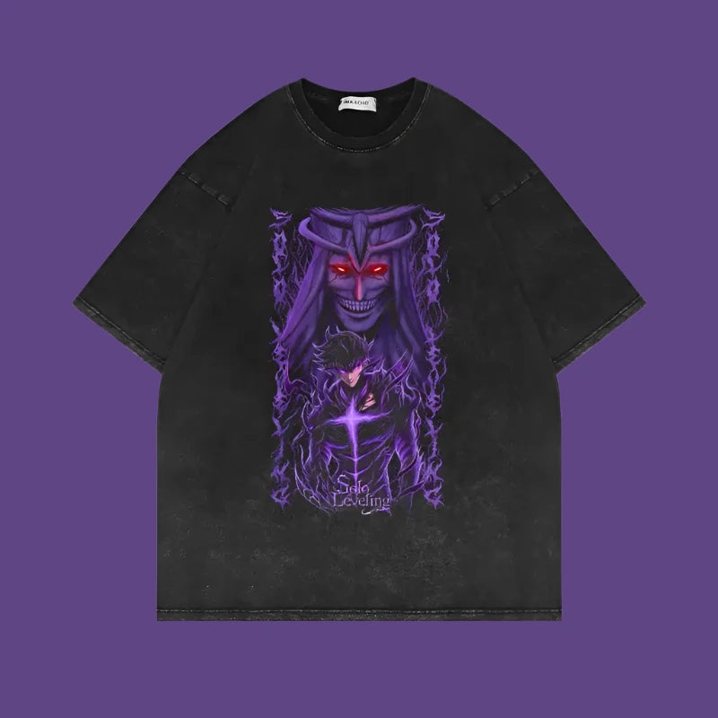 Monarch’s Descent Solo Leveling Tee | Gate of Shadows / Xxl | Anime Streetwear