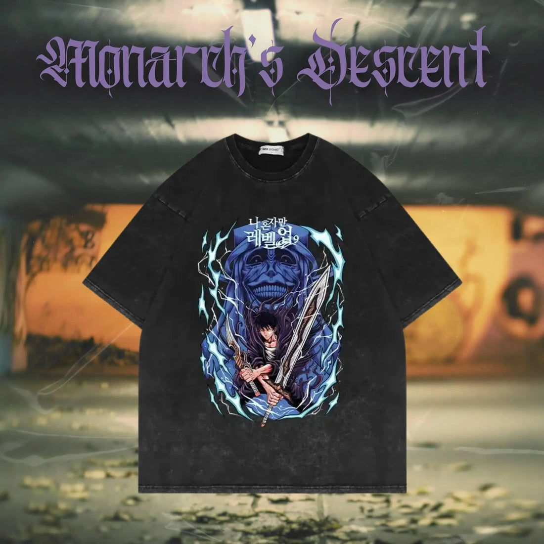 Monarch’s Descent Solo Leveling Tee | Anime Streetwear