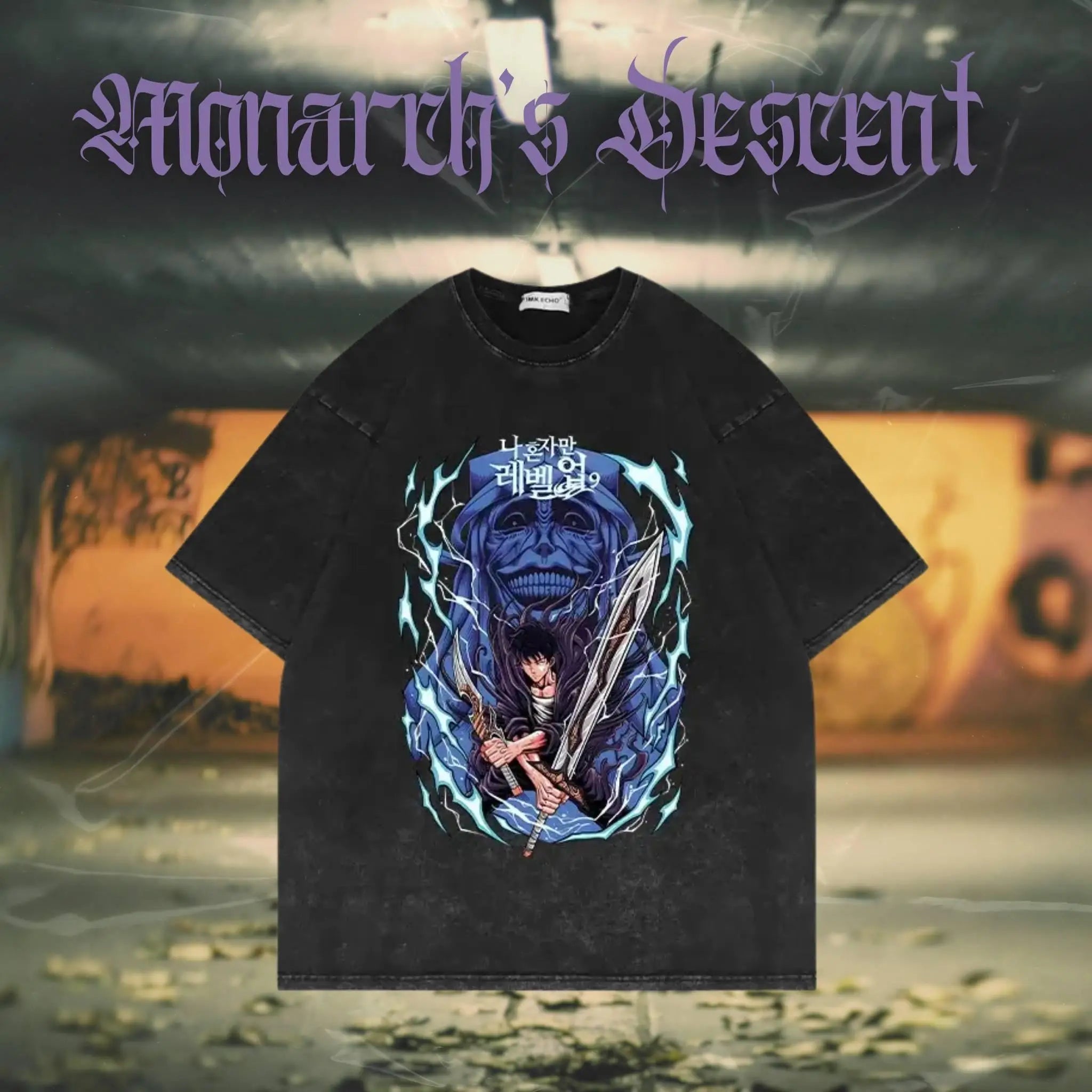 Monarch’s Descent Solo Leveling Tee | Anime Streetwear