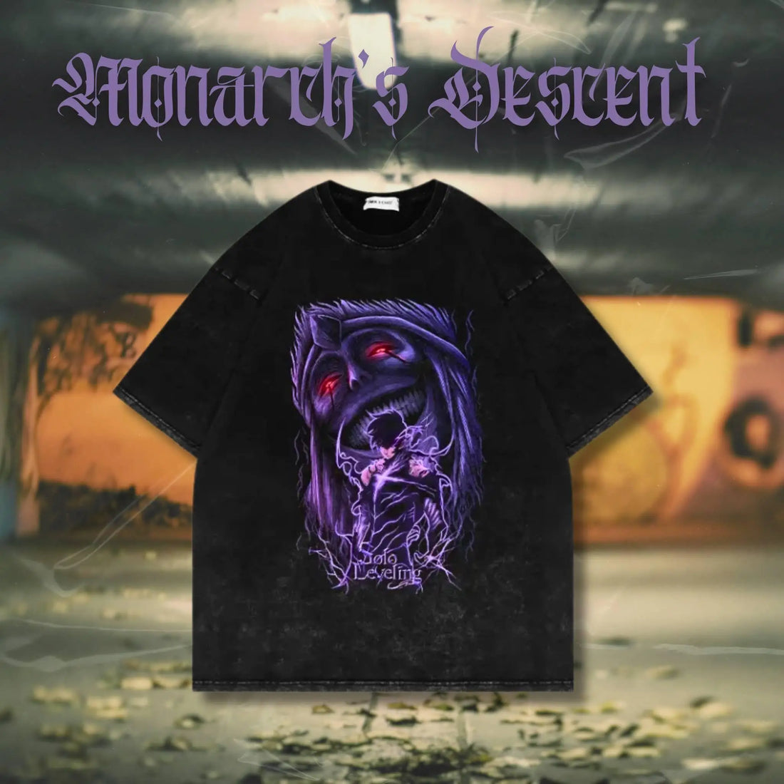 Monarch’s Descent Solo Leveling Tee | Anime Streetwear