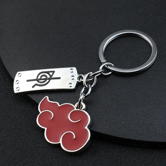 Naruto anime metal keychain featured as a stylish streetwear fashion accessory