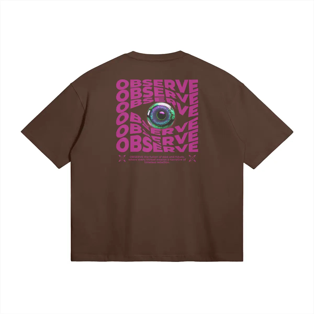 Observe Streetwear Tee | Dark Brown / s