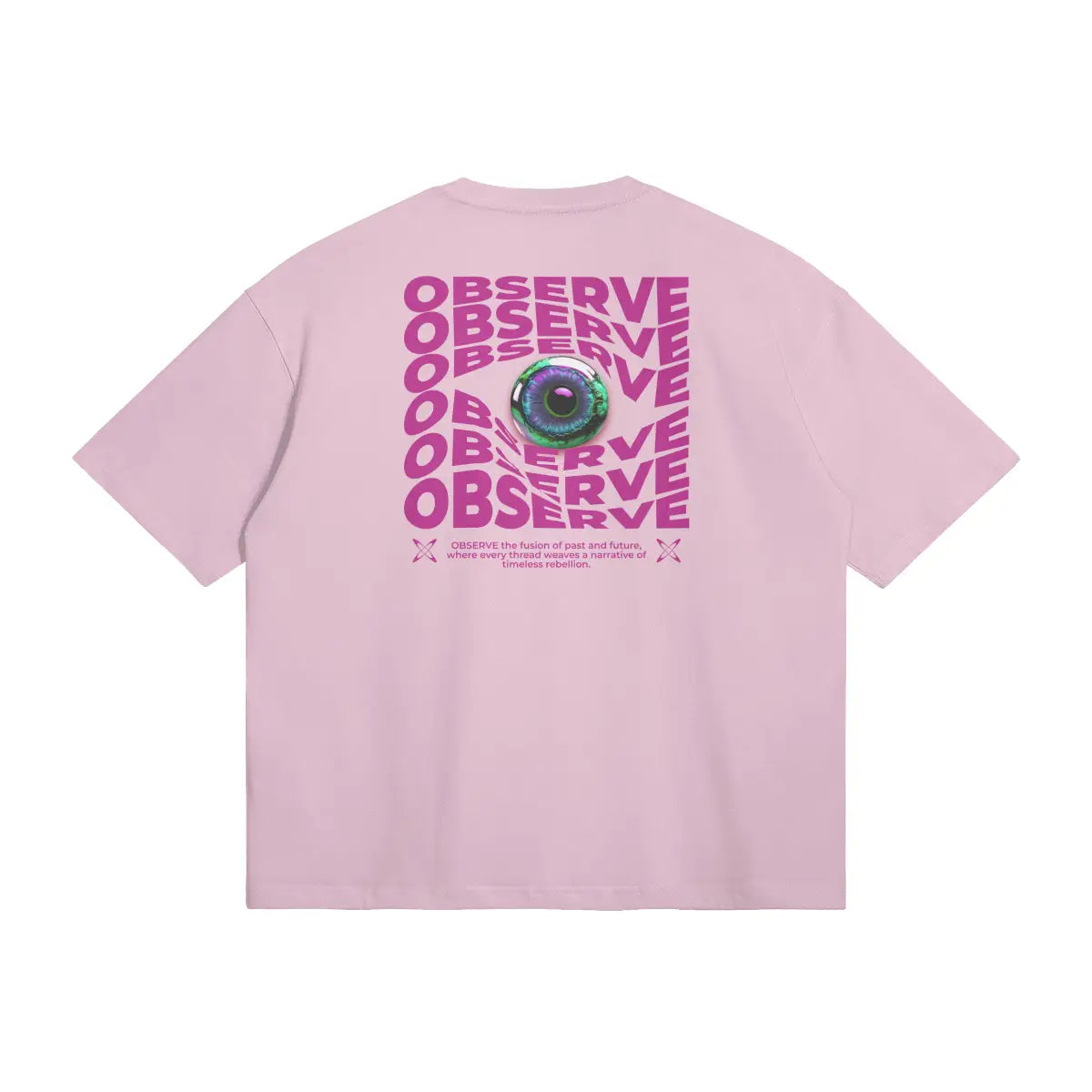 Observe Streetwear Tee | Piggy Pink / s