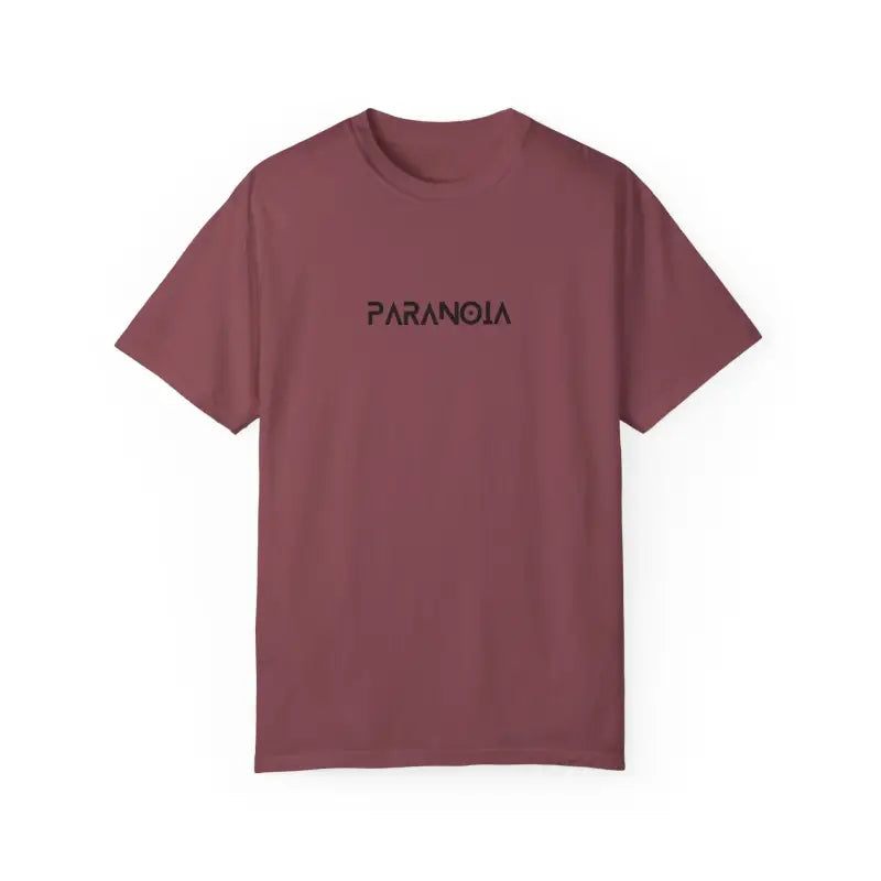 Paranoia: Glitch Eye Storm Graphic Tee - Vineyard / 4XL - T-Shirt