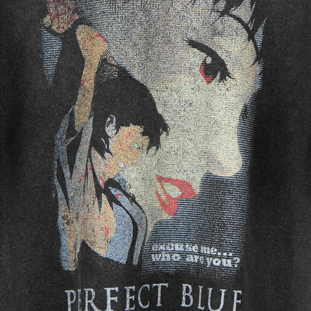Perfect Blue Anime Tee - Satoshi Kon Psychological Thriller Graphic Shirt | Streetwear