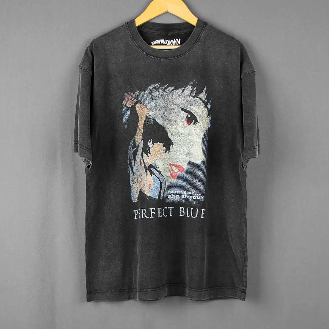 Perfect Blue Anime Tee - Satoshi Kon Psychological Thriller Graphic Shirt | Streetwear