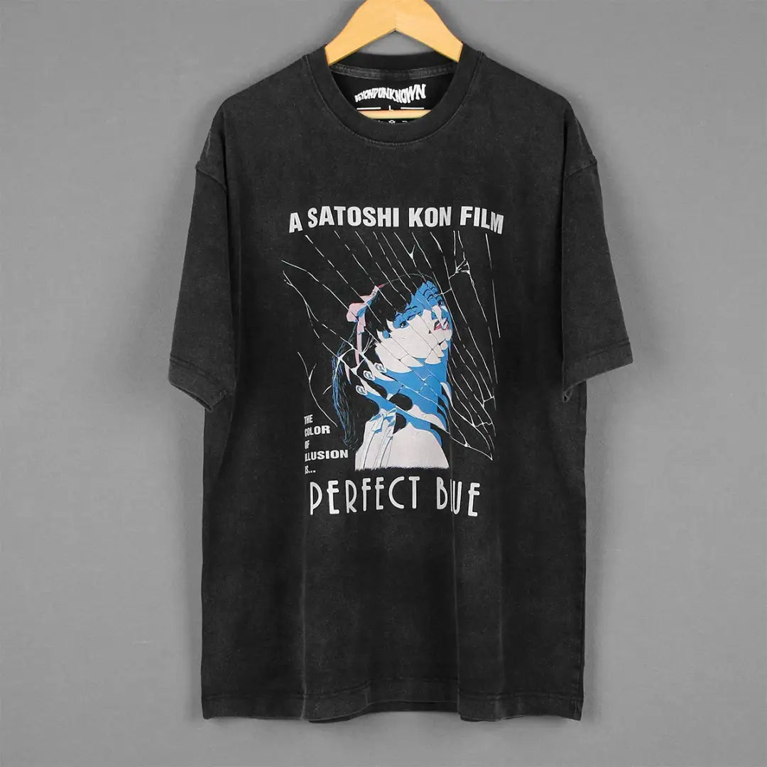 Perfect Blue Manga Tee - Satoshi Kon Psychological Art Graphic Shirt | Streetwear