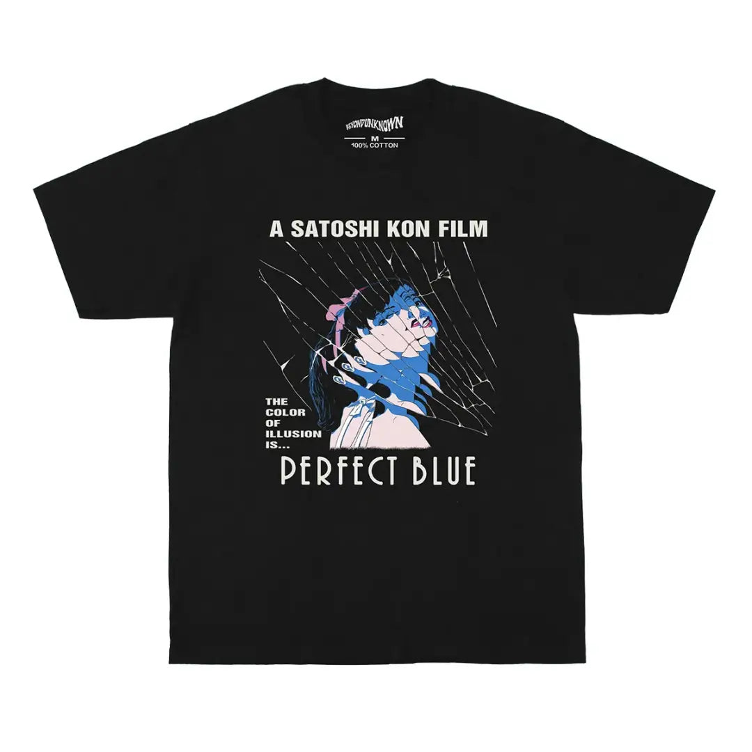 Perfect Blue Manga Tee - Satoshi Kon Psychological Art Graphic Shirt | Black / s | Streetwear
