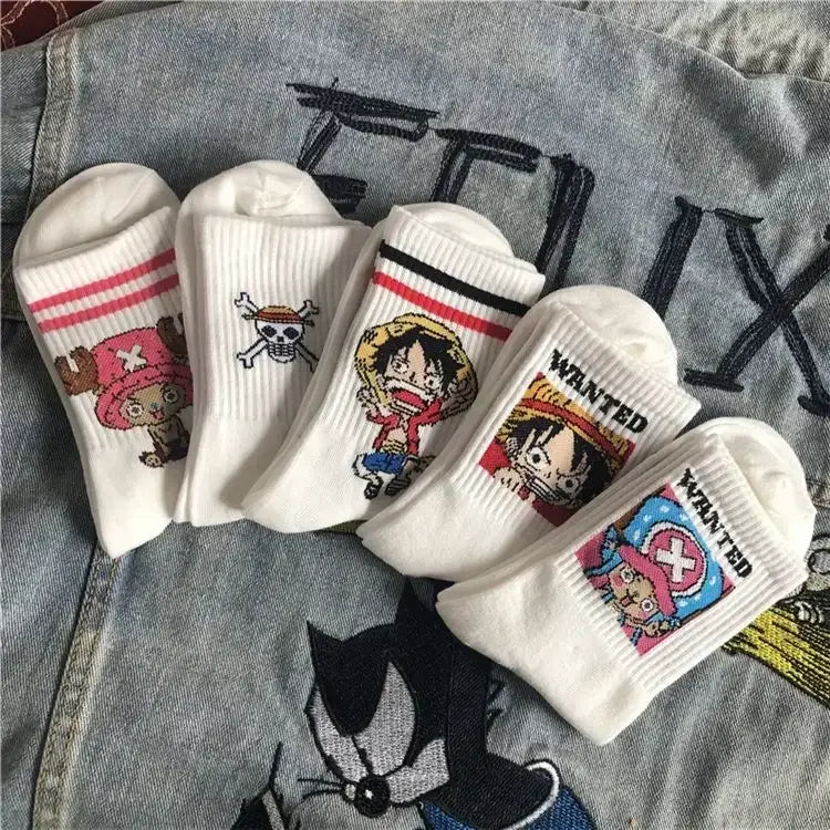 Straw Hat Set / 7 - 12 | Socks | Anime Streetwear & Dark Fits
