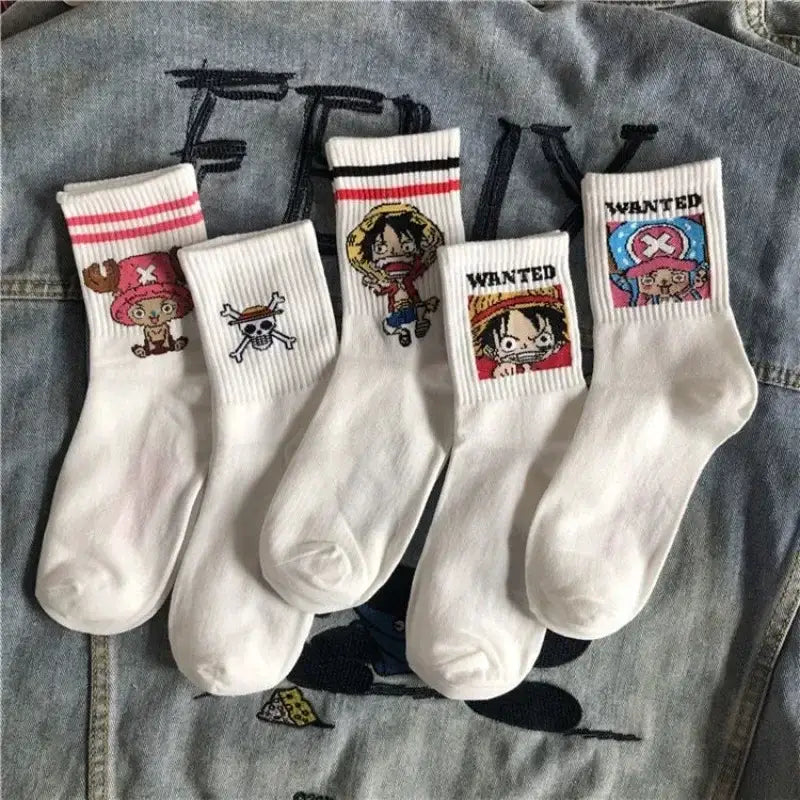Straw Hat Set / 7 - 12 | Socks | Anime Streetwear & Dark Fits