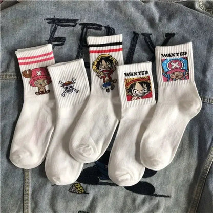 Straw Hat Set / 7 - 12 | Socks | Anime Streetwear & Dark Fits