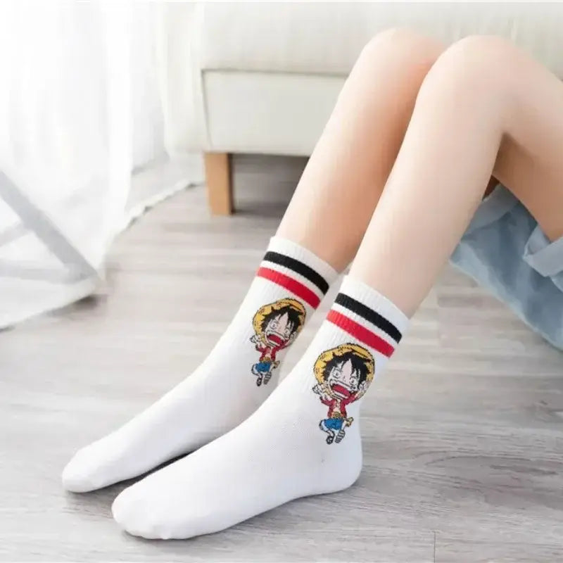 Straw Hat Set / 7 - 12 | Socks | Anime Streetwear & Dark Fits