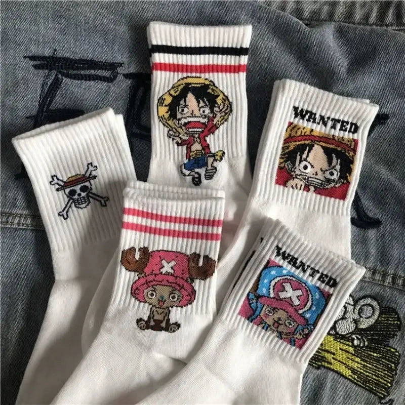 Straw Hat Set / 7 - 12 | Socks | Anime Streetwear & Dark Fits