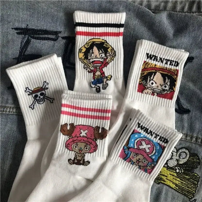 Straw Hat Set / 7 - 12 | Socks | Anime Streetwear & Dark Fits