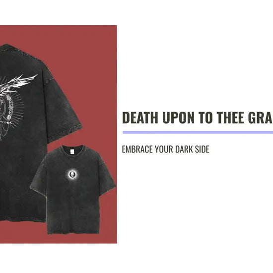 Death Upon To Thee Graphic Tee by@Outfy