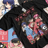 Black Ranma 1/2 T-shirt featuring nostalgic vintage anime graphic design