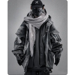 Recon Layered Tactical Jacket – 2-piece Techwear Shell by Free Shipping