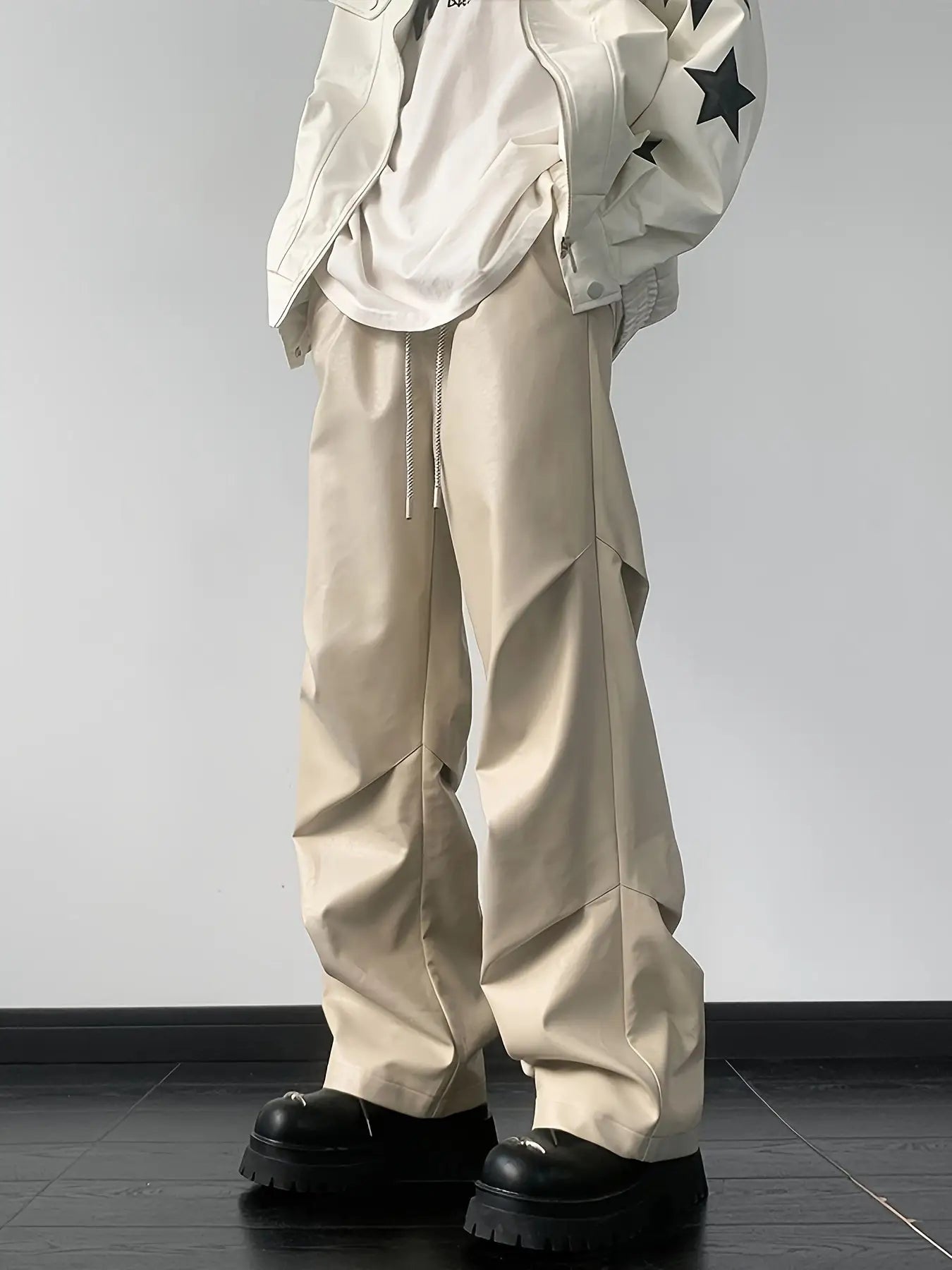 Ronin Pants – Loose Fit Faux Leather Baggy Streetwear