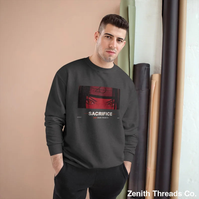 Sacrifice Champion Sweatshirt - Cozy Graphic Sweater for Anime Lovers - Sweatshirt