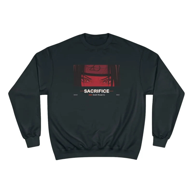 Sacrifice Champion Sweatshirt - Cozy Graphic Sweater for Anime Lovers - Sweatshirt