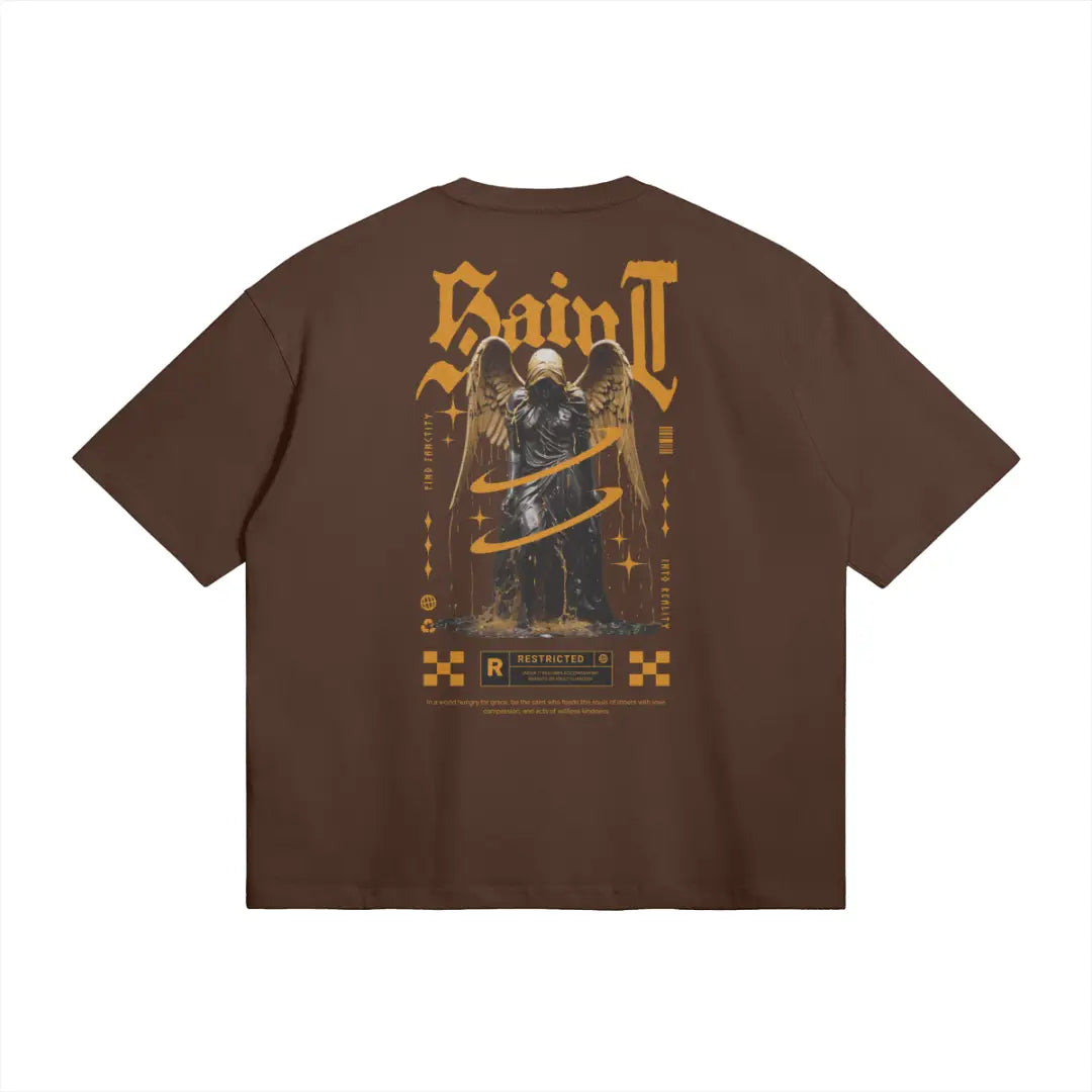 Saint of Burdens Tee | Dark Brown / s | Streetwear