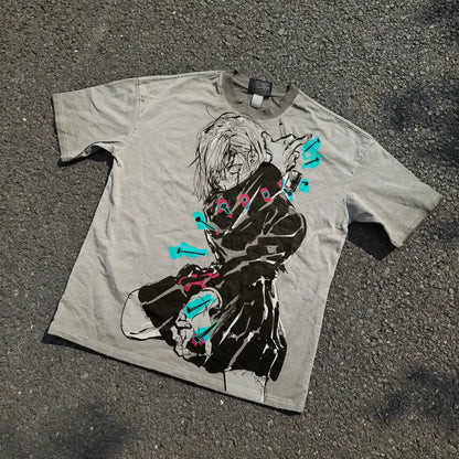 Scorned Doll Nobara Kugisaki Graphic T-shirt | Gray / s | Anime Streetwear
