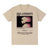 Beige t-shirt featuring Serial Experiments Lain vintage anime graphic design