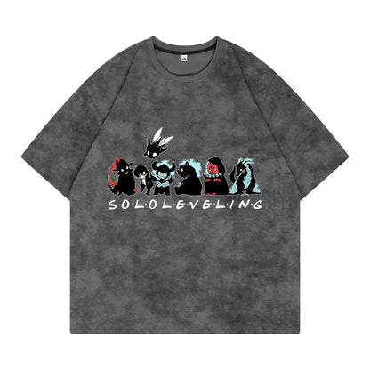 Ash grey / 5xl | T-shirt | Anime Streetwear & Dark Fits