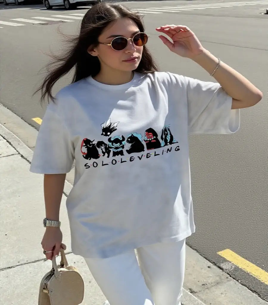 Shadow Monarch Tie‑dye Oversized Tee | Anime Streetwear