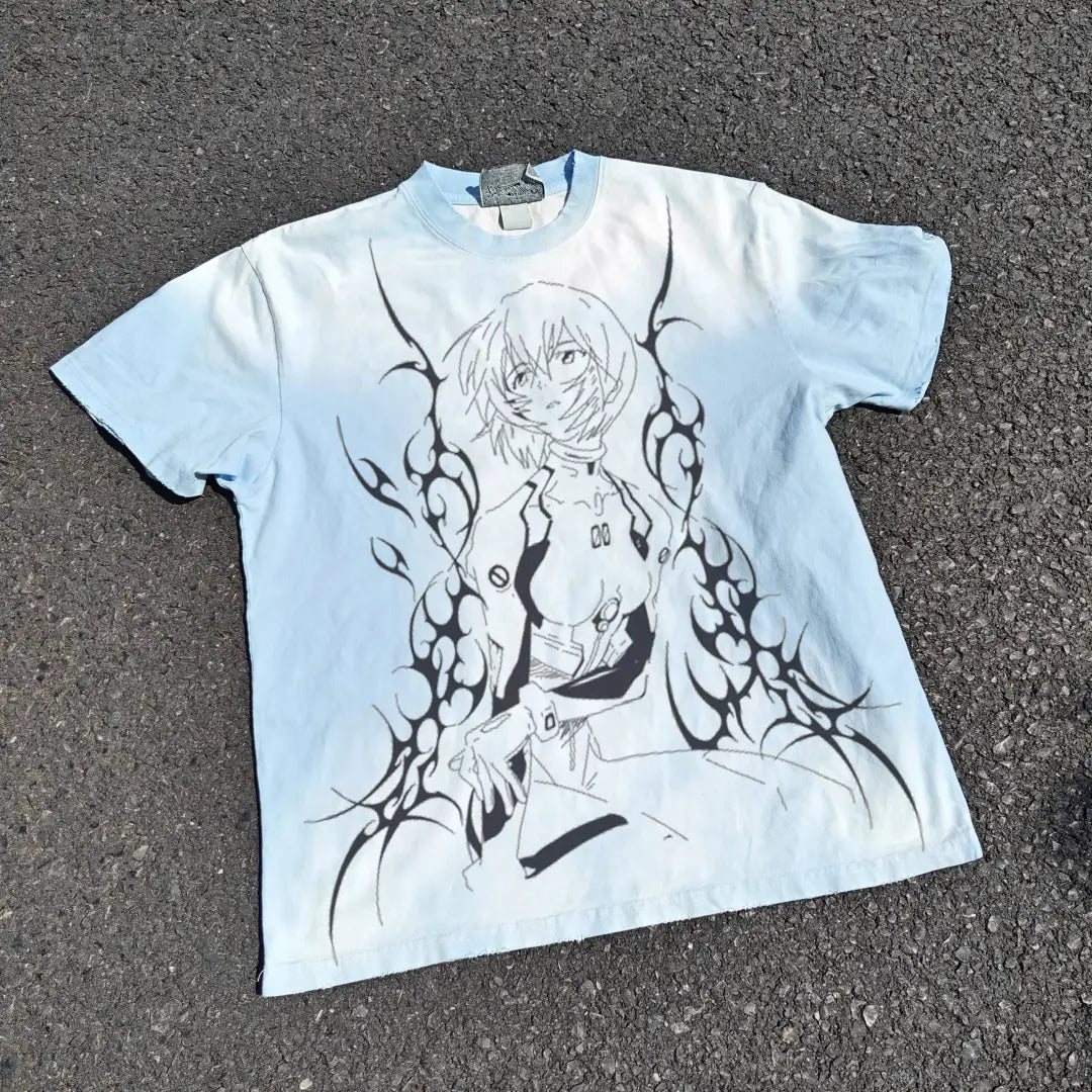 Silent Vessel Tee - Rei Inspired Oversized Anime T-shirt | Streetwear