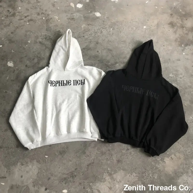 Streetwear Print Velvet Hoodies - hoodie