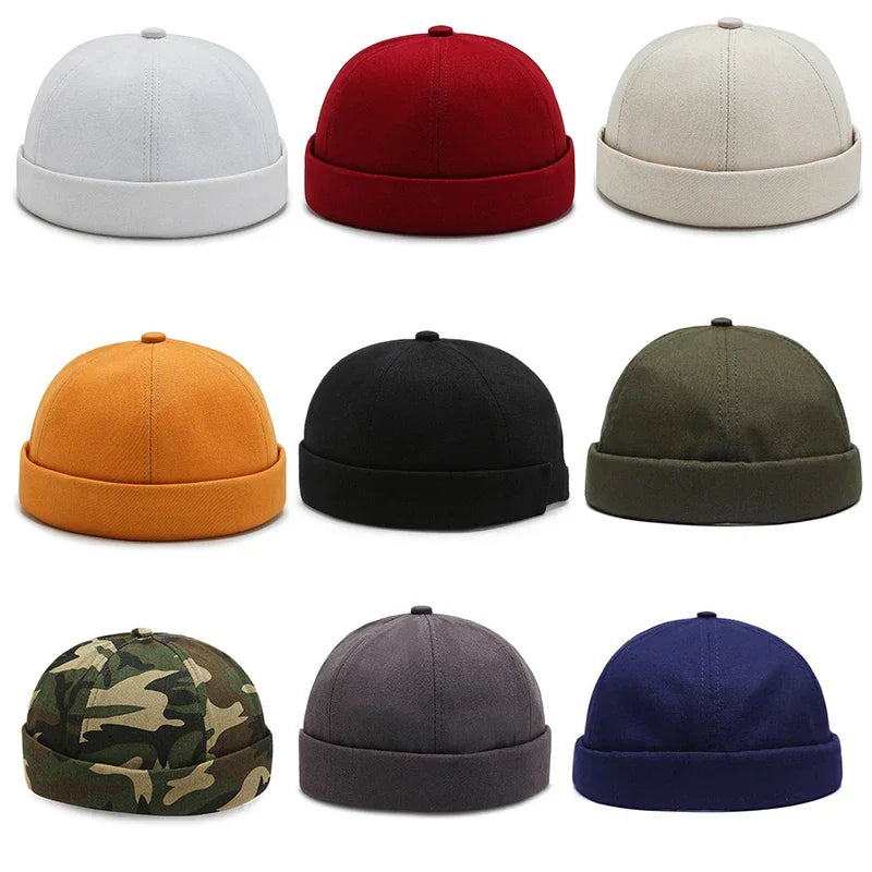 Streetwear skullcap hat urban windproof cotton beanie Skullcap By Zenith Threads Co. Free shipping