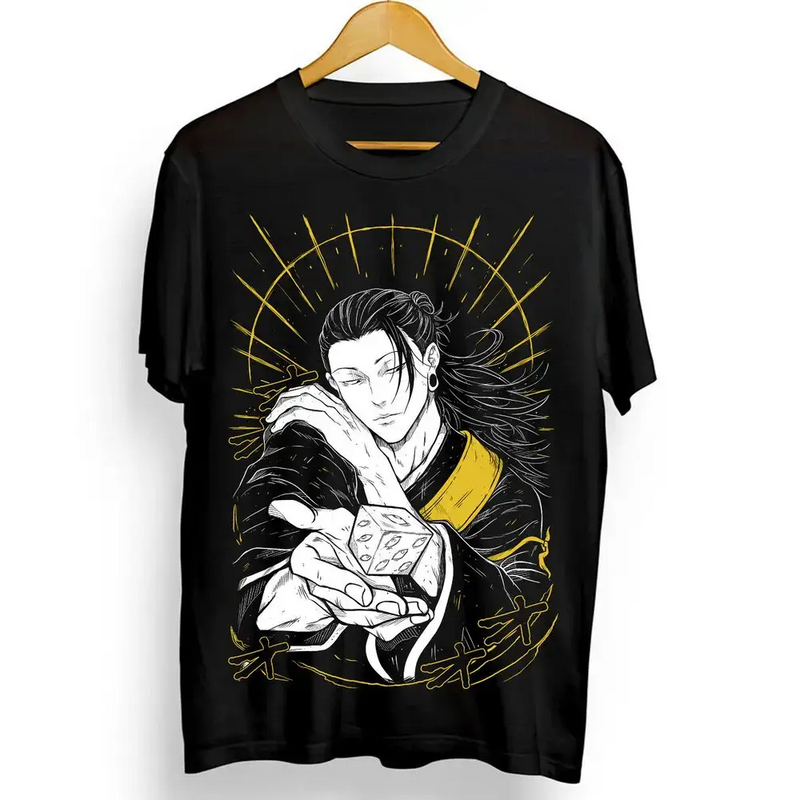 Suguru Geto Anime Graphic Tee for Jujutsu Kaisen Fans T-shirt by Free Shipping