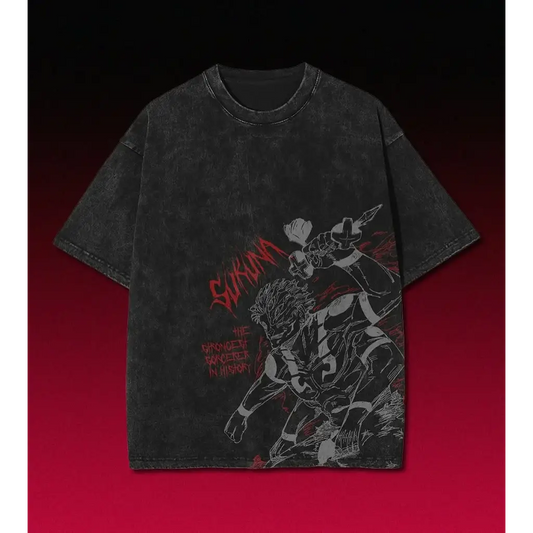 Sukuna Red Aura / s | Graphic Tees | Jujutsu Kaisen Streetwear