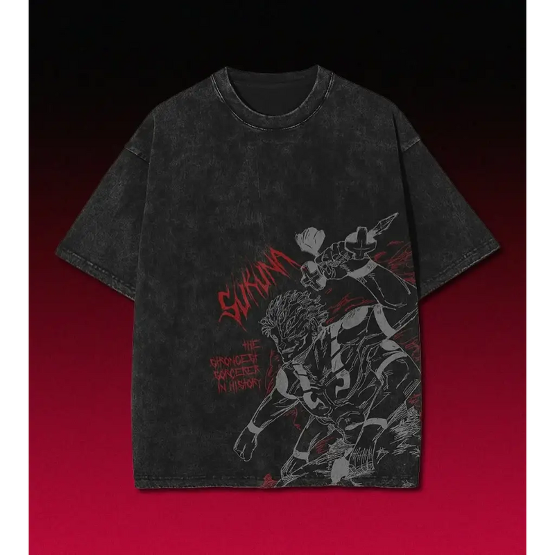 Sukuna Cursed King Tee Graphic Tees by Free Shipping
