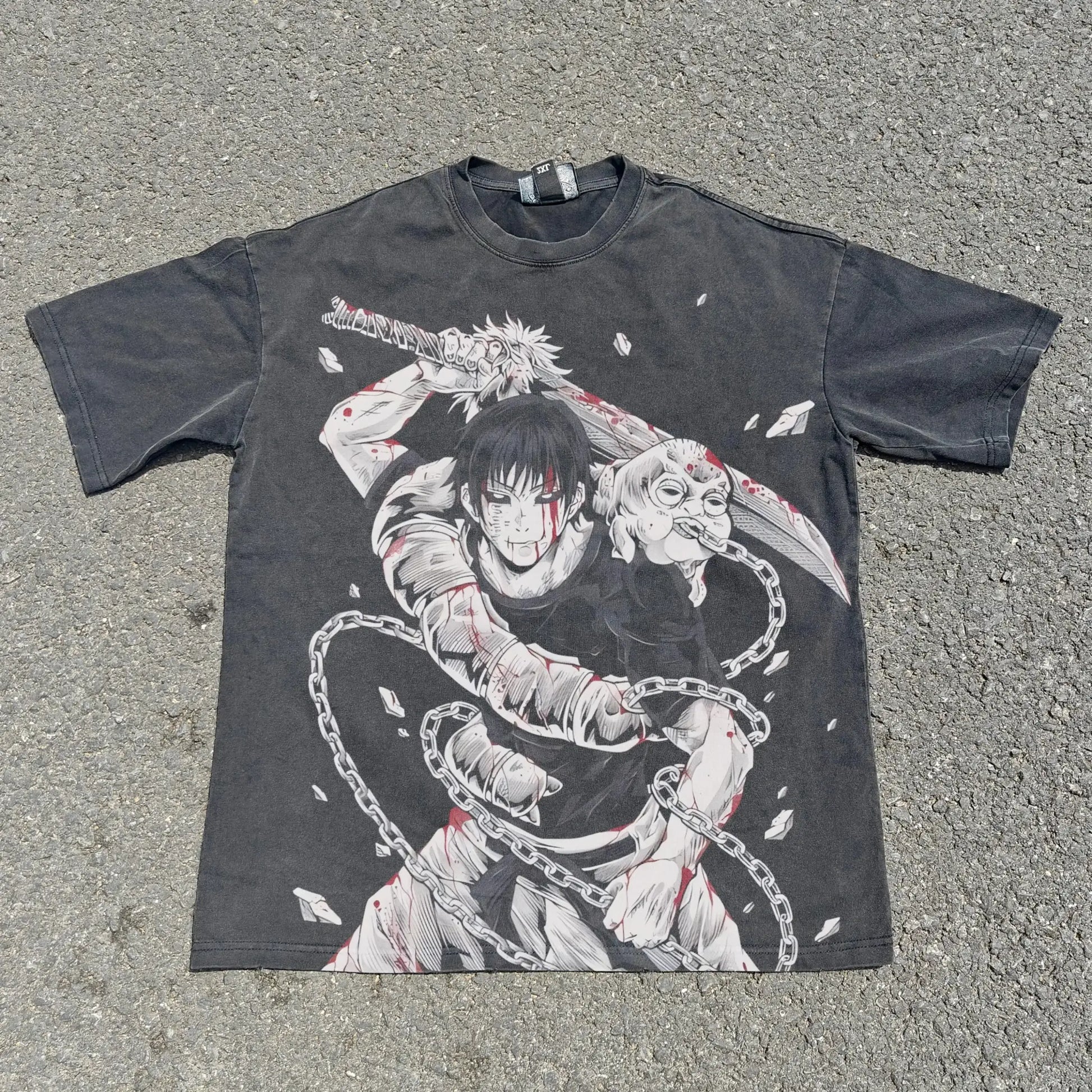 Heaven-pierced Tee – Jujutsu Kaisen | Shadowsteel Black / s