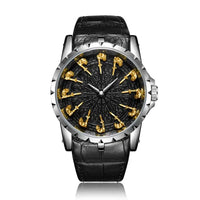 Obsidian Silver Gold