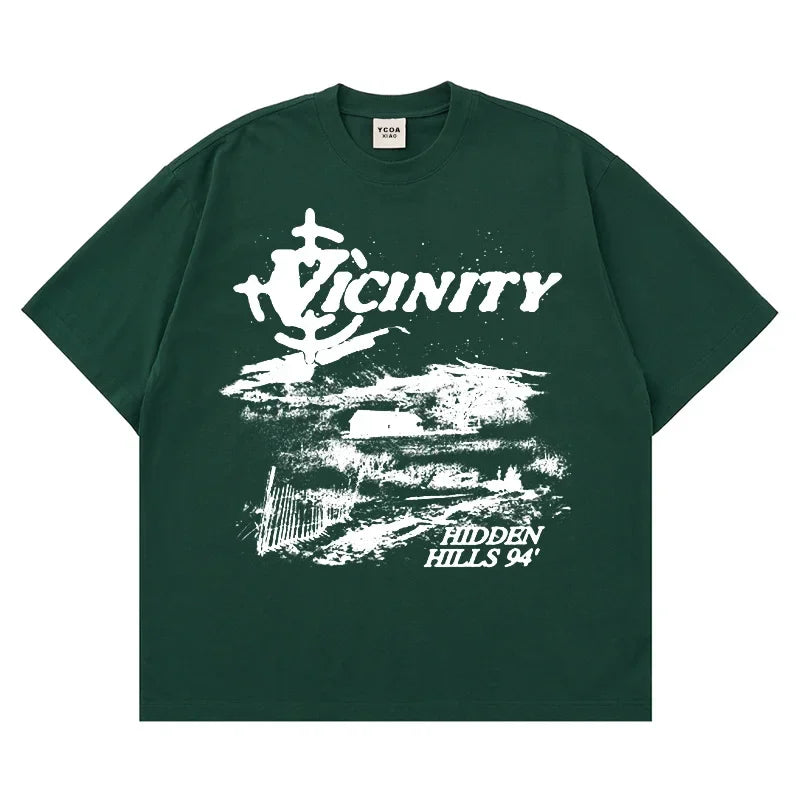 Vicinity Graphic Tee - Green / M - T-Shirt