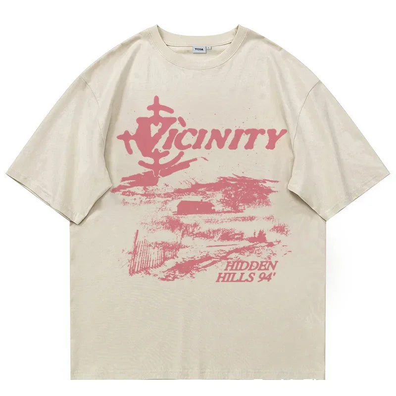 Vicinity Graphic Tee - Beige / 4XL - T-Shirt