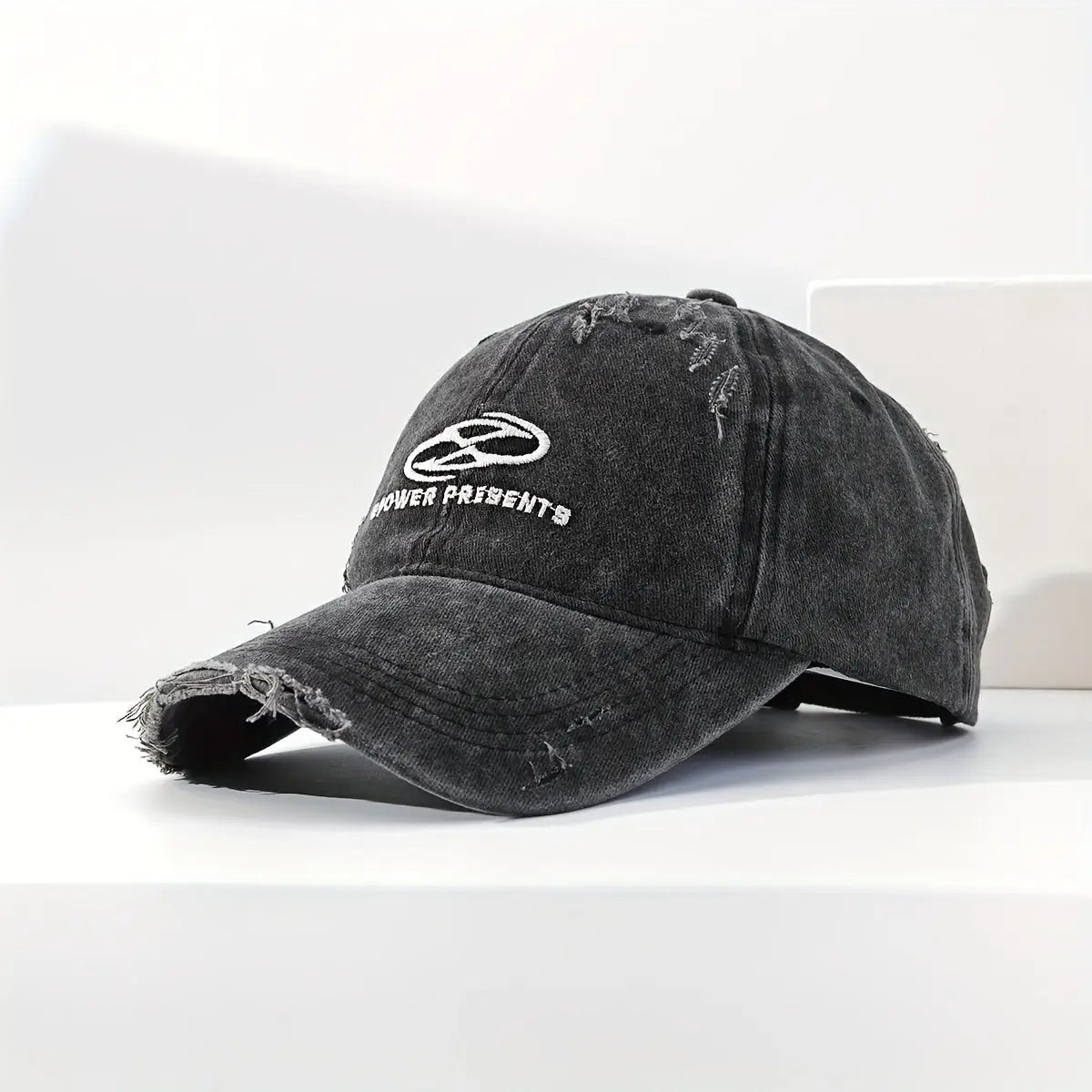 Reverb Vintage-inspired Denim Streetwear Cap | Black