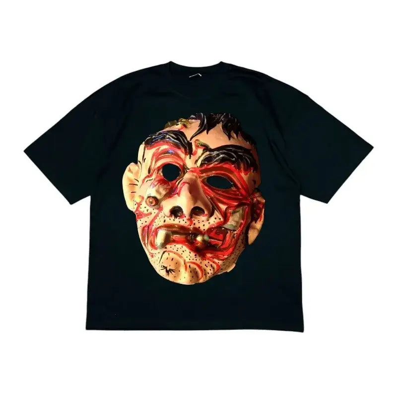 Y2k Horror Tee – Unisex Gothic Streetwear | Bleak Phantom / m