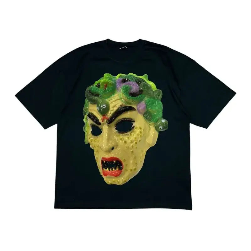 Y2k Horror Tee – Unisex Gothic Streetwear | Wraith Queen / m