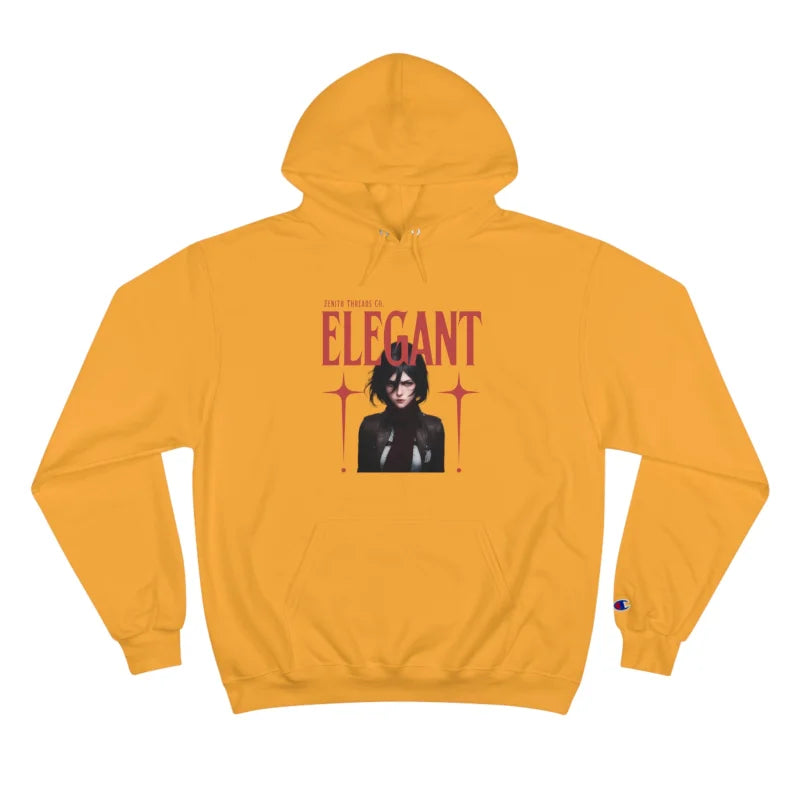 Elegant Mikasa Ackerman Champion Hoodie – Attack on Titan Inspired Streetwear - Gold / S - Hoodie