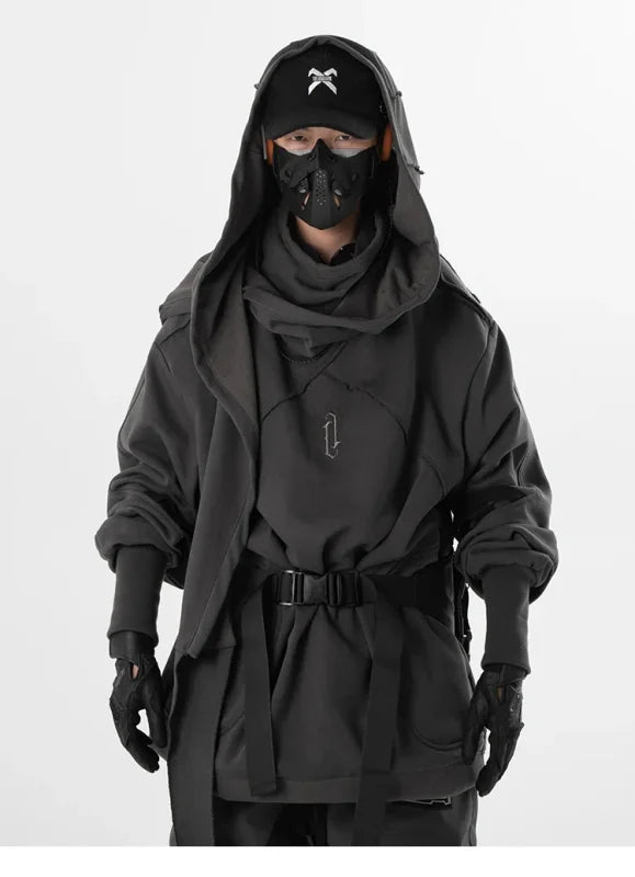 Mechanus Wizard Techwear Hoodie - hoodie