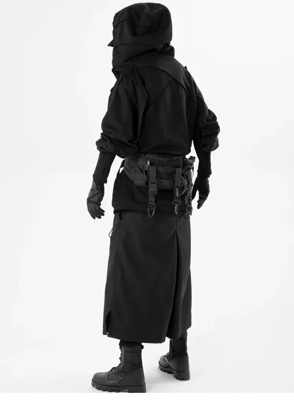 Mechanus Wizard Techwear Hoodie - hoodie