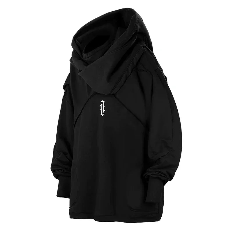 Mechanus Wizard Techwear Hoodie - Black / L - hoodie