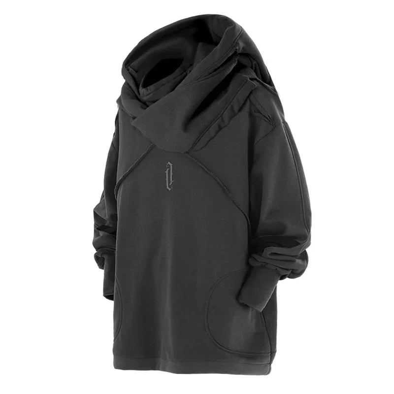 Mechanus Wizard Techwear Hoodie - Dark Grey / L - hoodie