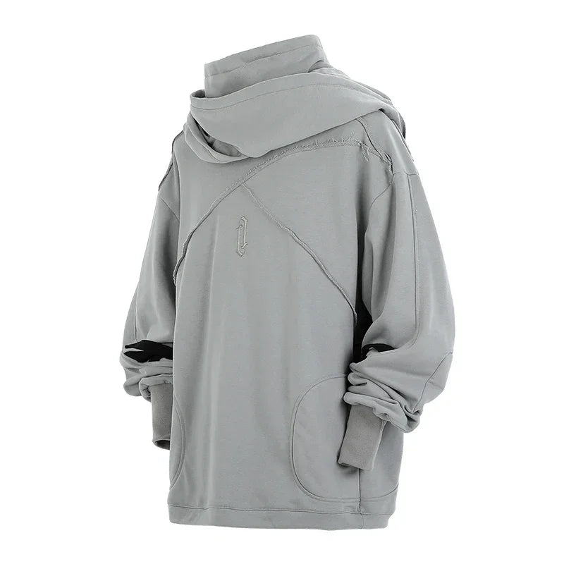 Mechanus Wizard Techwear Hoodie - Gray / XL - hoodie