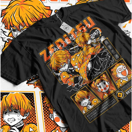 Thunder Black / s | T-shirt | Anime Streetwear